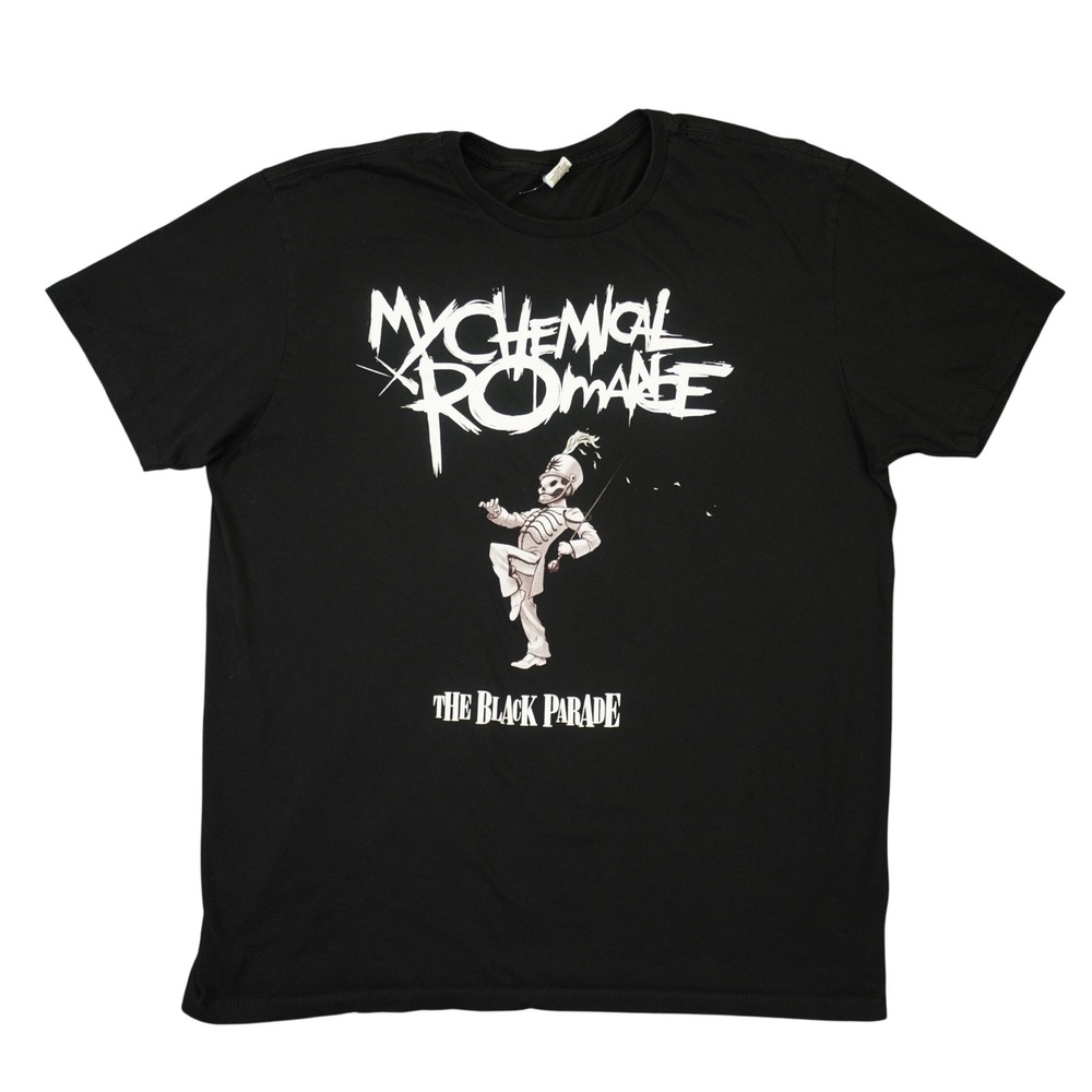 My Chemical Romance T-Shirt Mens XXL Black The Black Parade Band Tee Graphic